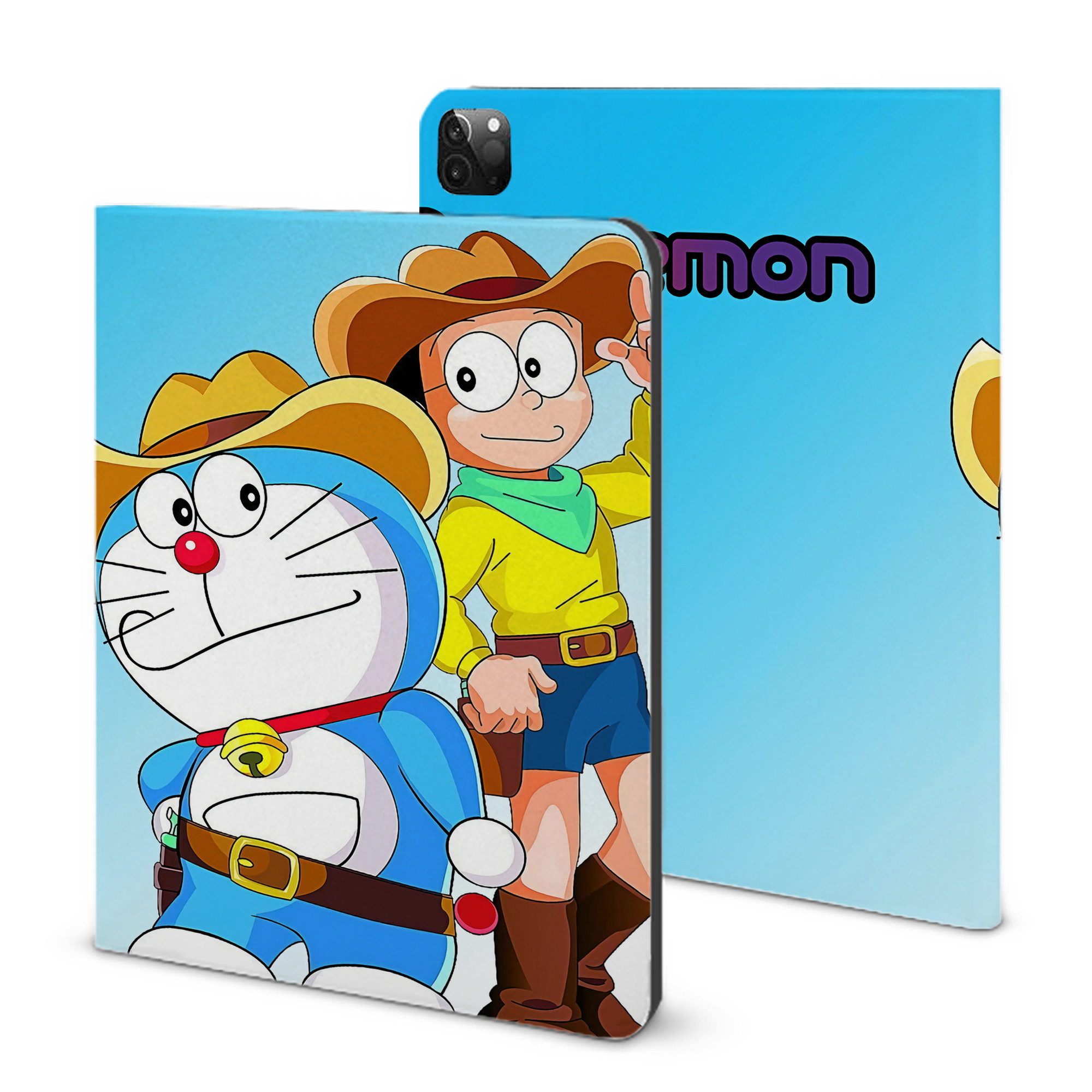 （画像用） ドラえもん Doraemon IPadケース ペンホルダー付き ブックスタイルデザイン